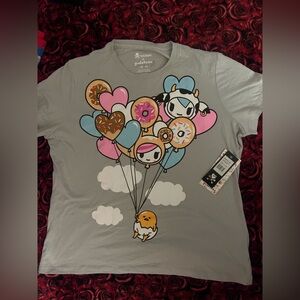 Tokidoki x Gudetama womens float on tee. New with Tags. Size XXL, more like XL.